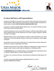 Il valore dell’etica nell’imprenditoria