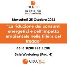 Filiera del freddo, ne parlo a Cibus Tec!