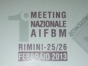 1° Meeting Nazionale AIFBM Rimini 25/26 febbraio